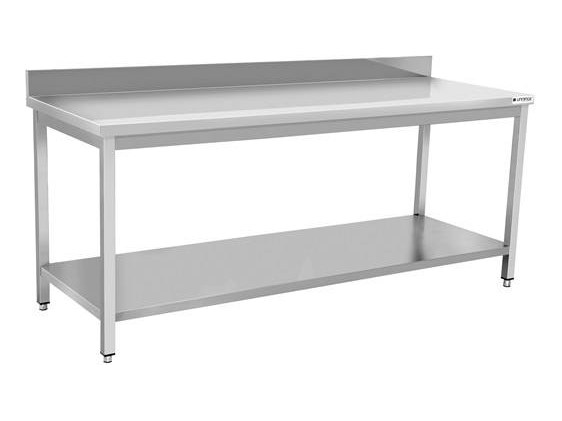 RVS werktafel met onderblad